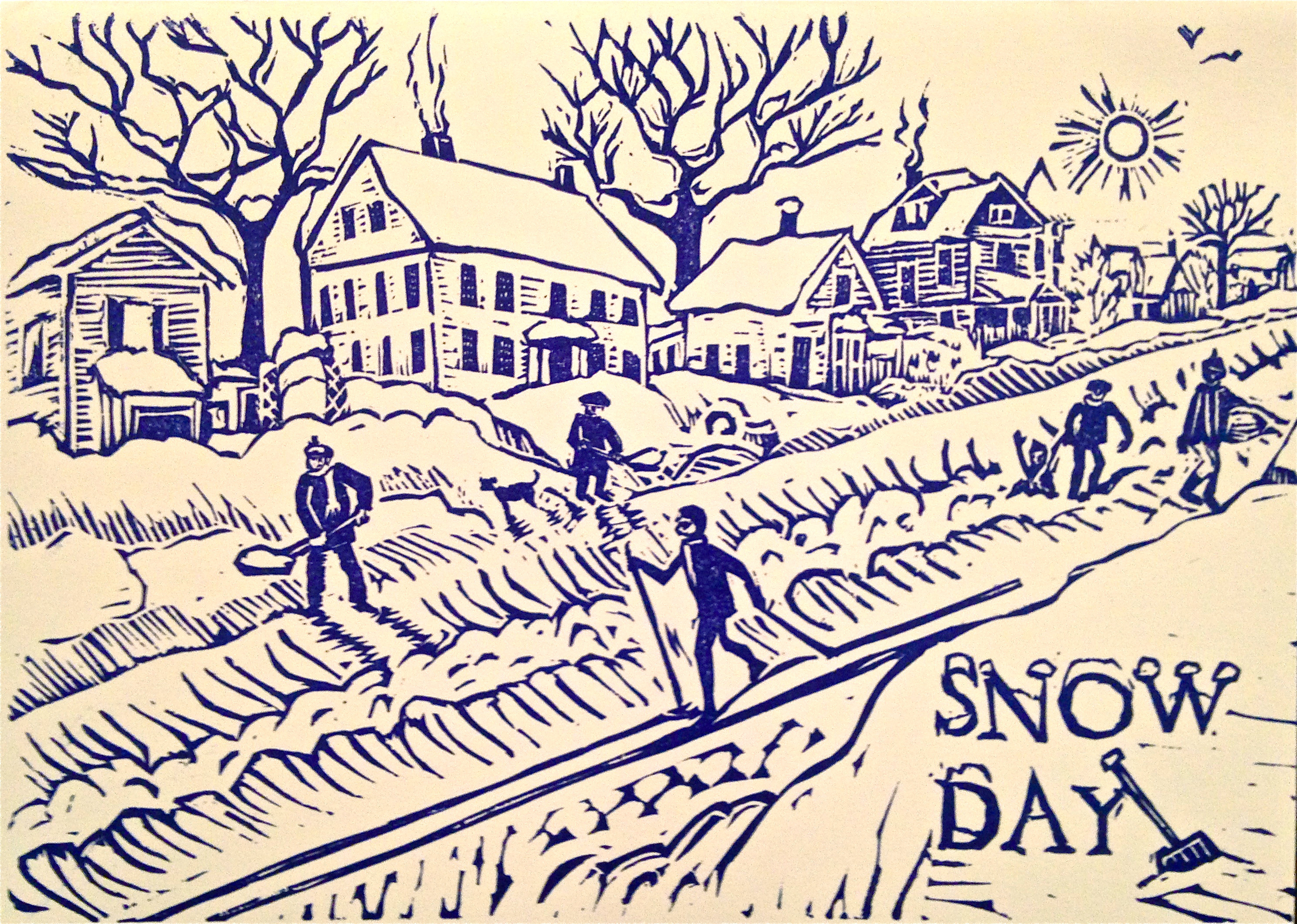 rhinelander - snow day