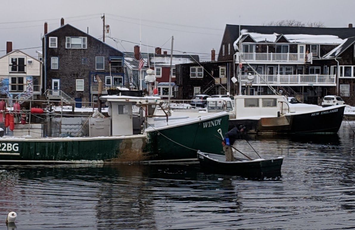 and then the dory_Winter Rockport Massachusetts Harbor just before morning high tide after big full moon_20190221_© cryan (1)