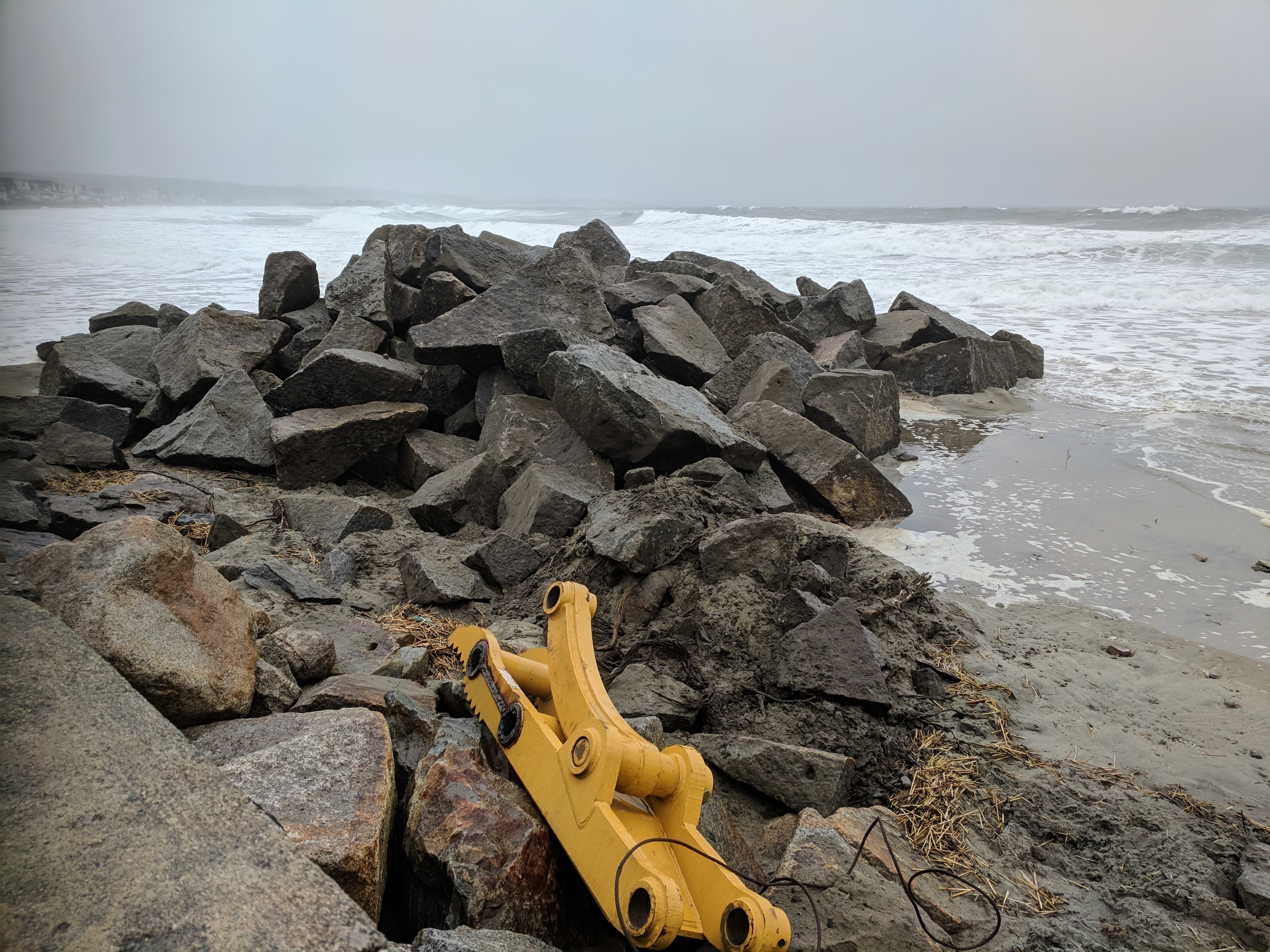 heavy equipment pulled off_ heavy surf high tide_winter surf_20190224_Long Beach Gloucester Rockport Mass © catherine ryan (4).jpg