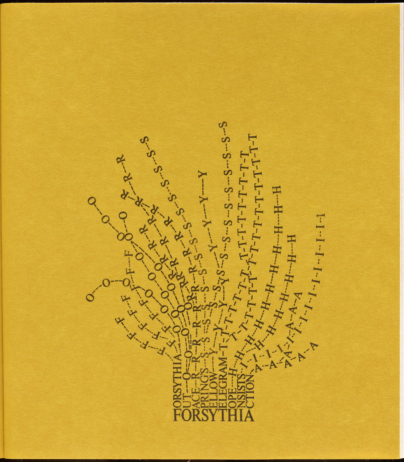 Forsythia, 1965, Mary Ellen Solt_ From Flowers in Concrete _Bloomington Fine Arts Department Indiana University 1966_ The Getty.jpg