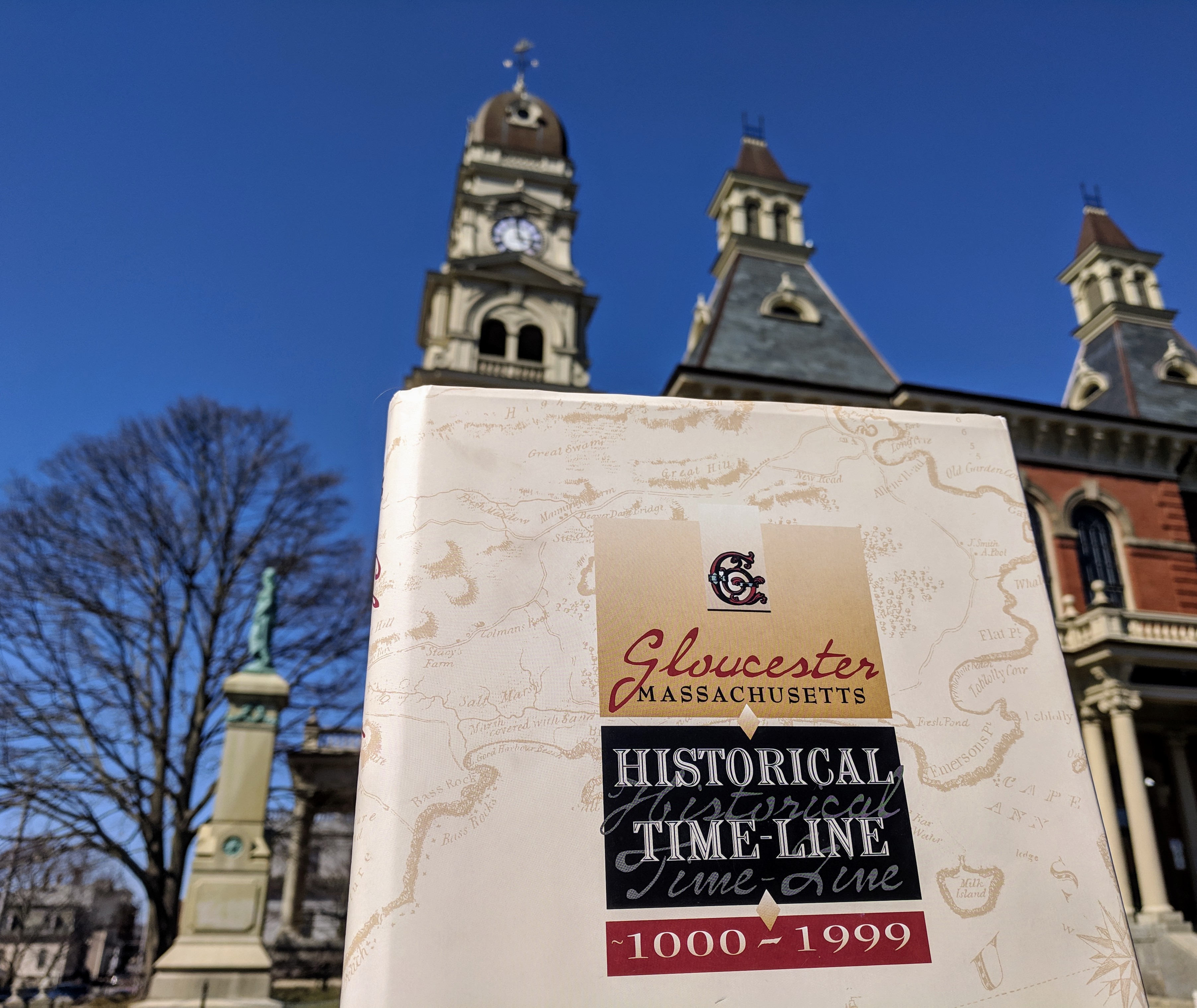 Gloucester Massachusetts archives timeline book_20190411_city hall_© Ray ed Sarah Dunlop © photo catherine ryan