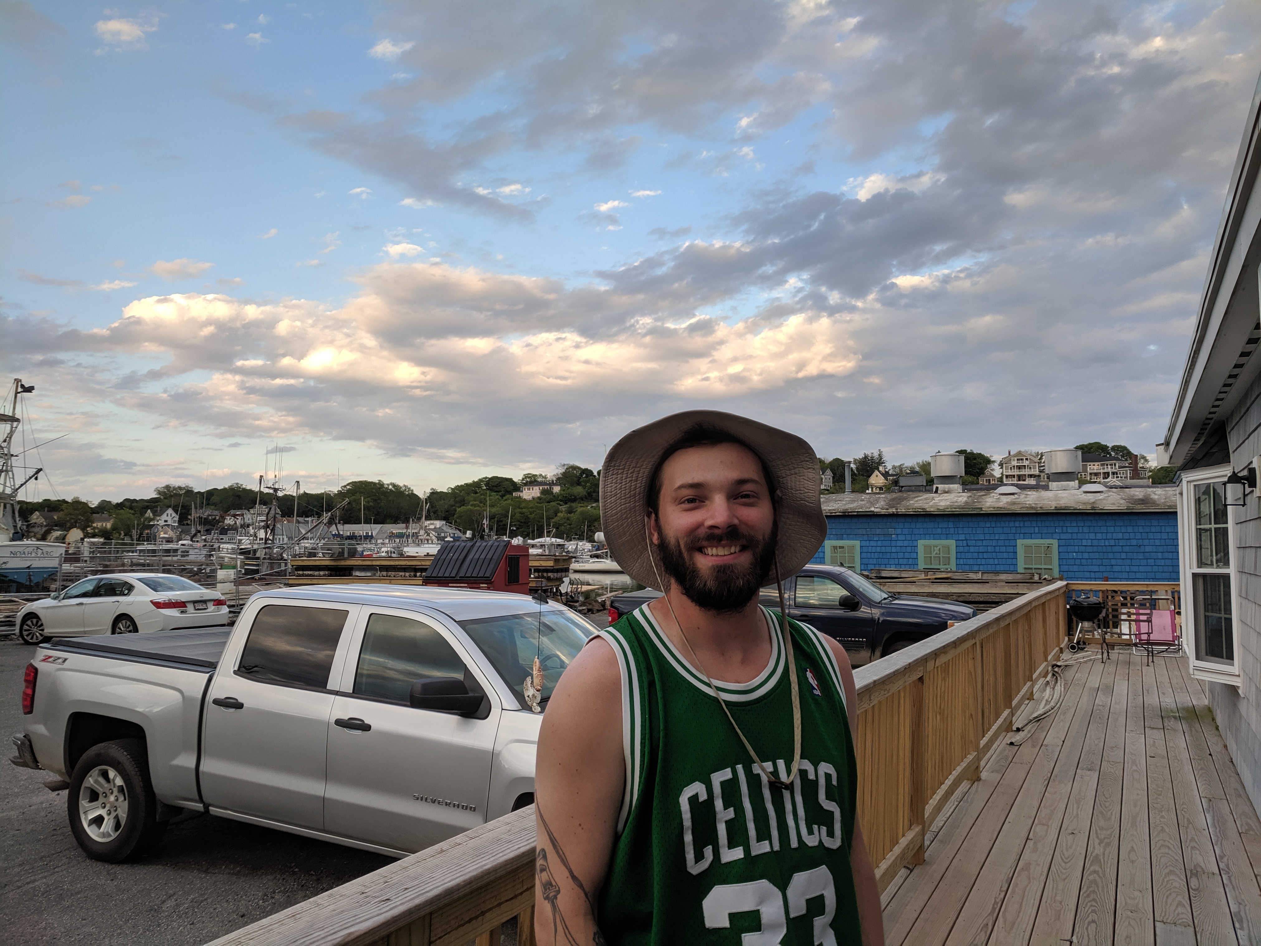 artist JASON BURROUGHS_invited Goetemann Artist Residency May 2019_Rocky Neck Art Colony_work within the last year on one wall_new work in front_Gloucester MA_20190527_© c ryan (9).jpg