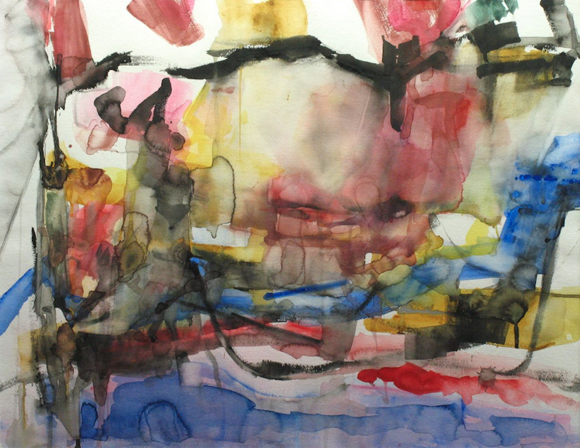 Erma Wheeler . Quarried Waters 1997  .  watercolor on paper  .  22x28 inches . 30x36 inches framed.png