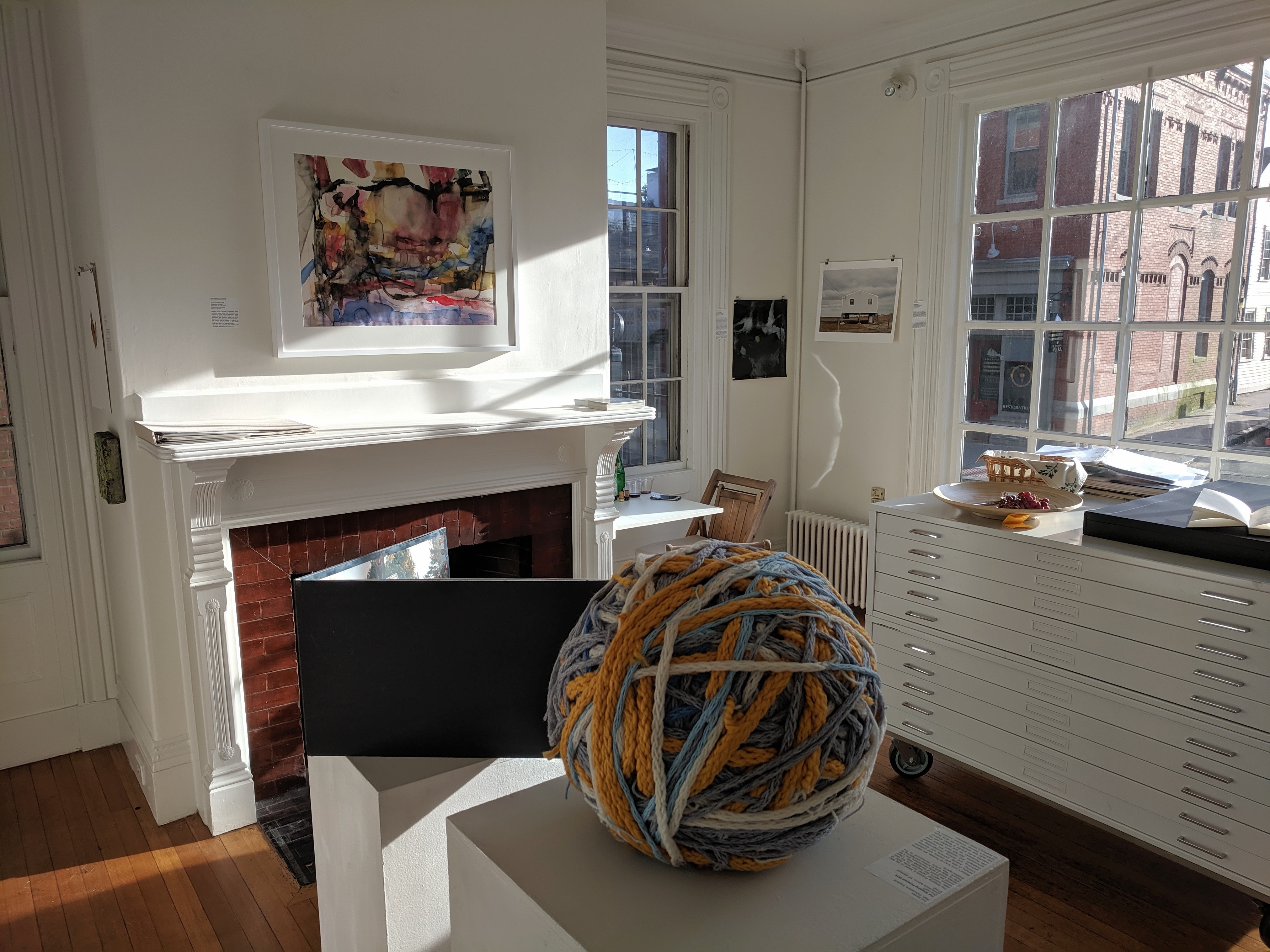 GAIL BARKER foreground_The Shipping Forecast_installation view Jane Deering Gallery group exhibition contemporary landscape themes_20190518_© c ryan