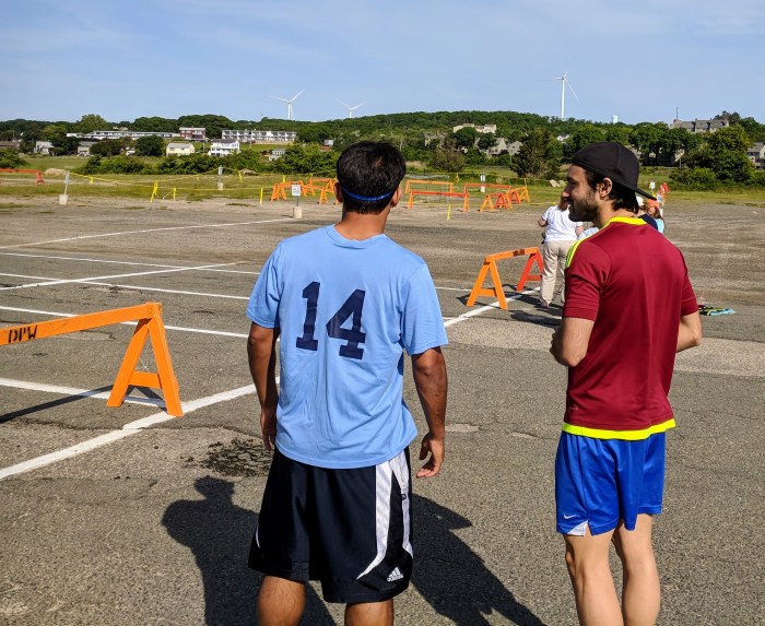 2018 NEBS tournament teams arriving stopped to admire plovers_20180609_c ryan.jpg