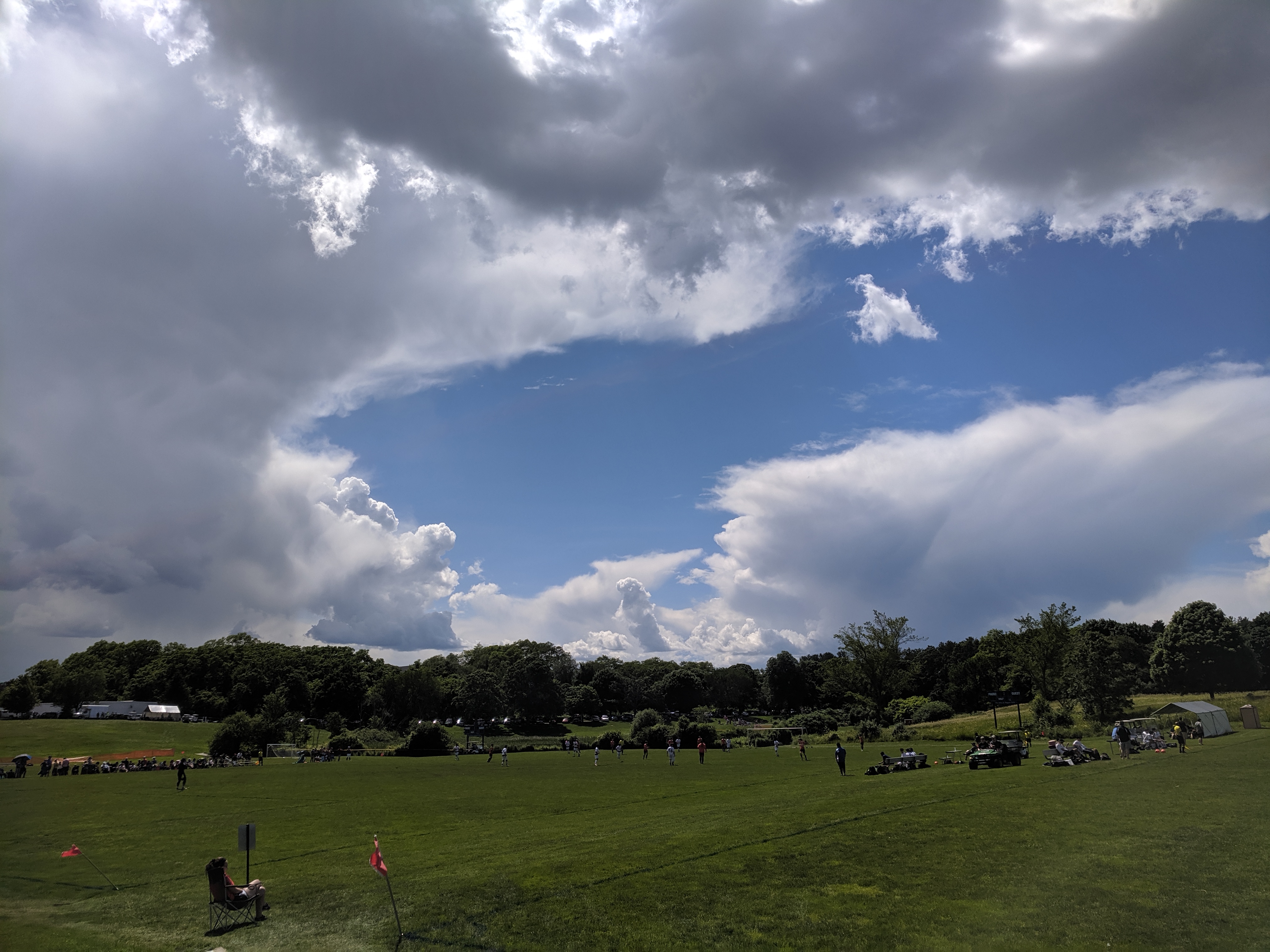 big clouds and sky drama soccer tournament at Pingree_20190622_©c ryan (2)