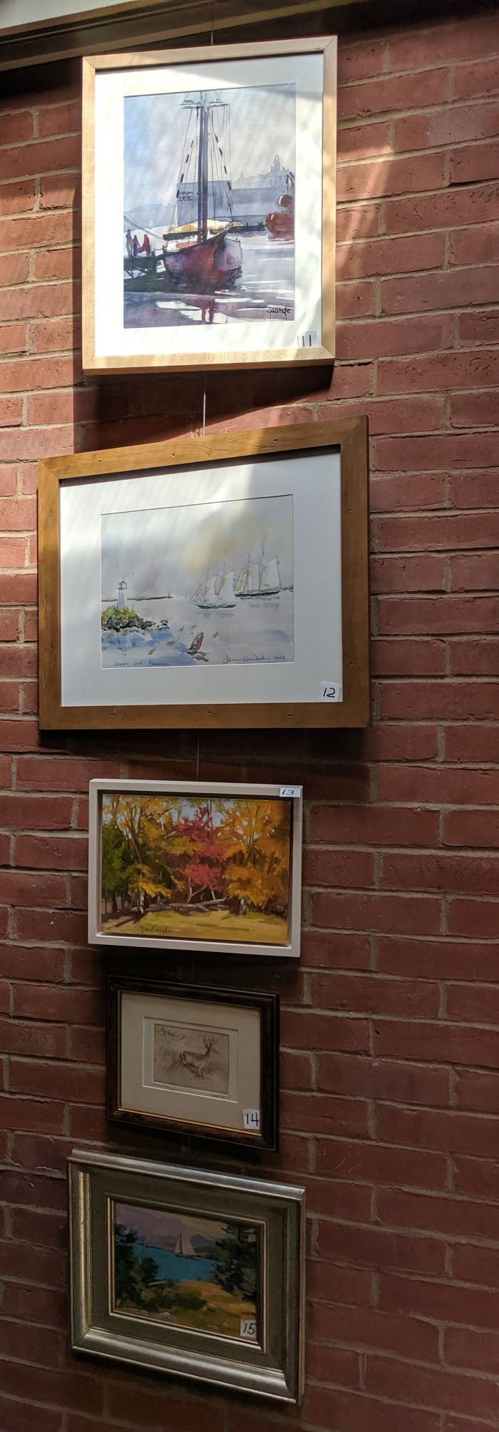 11 to 15_Friends of SFL annual art auction preview_local artists donate art to sale to help library_20190909_installation view © c ryan