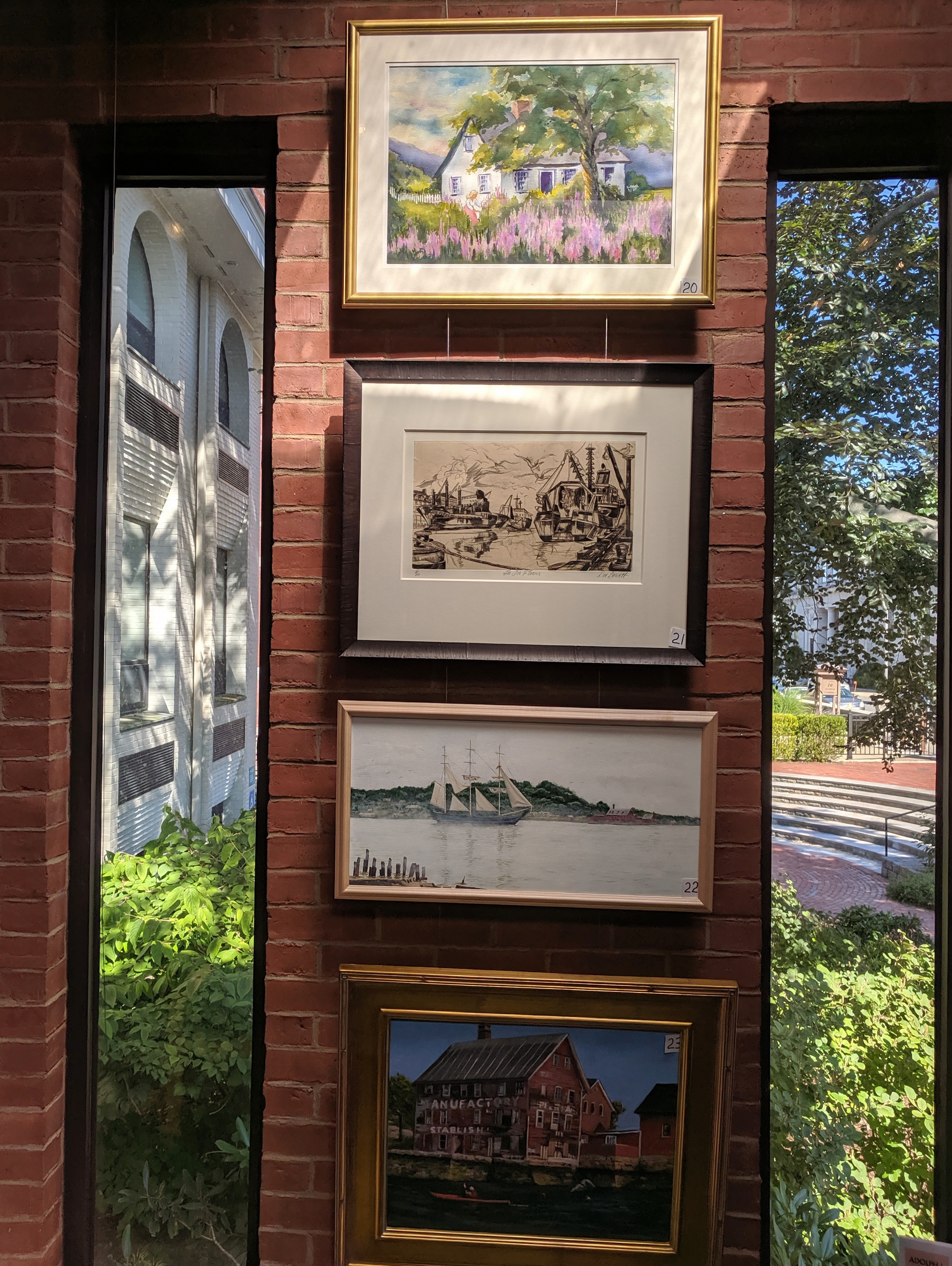 20 to 23_Friends of SFL annual art auction preview_local artists donate art to sale to help library_20190909_installation view © c ryan