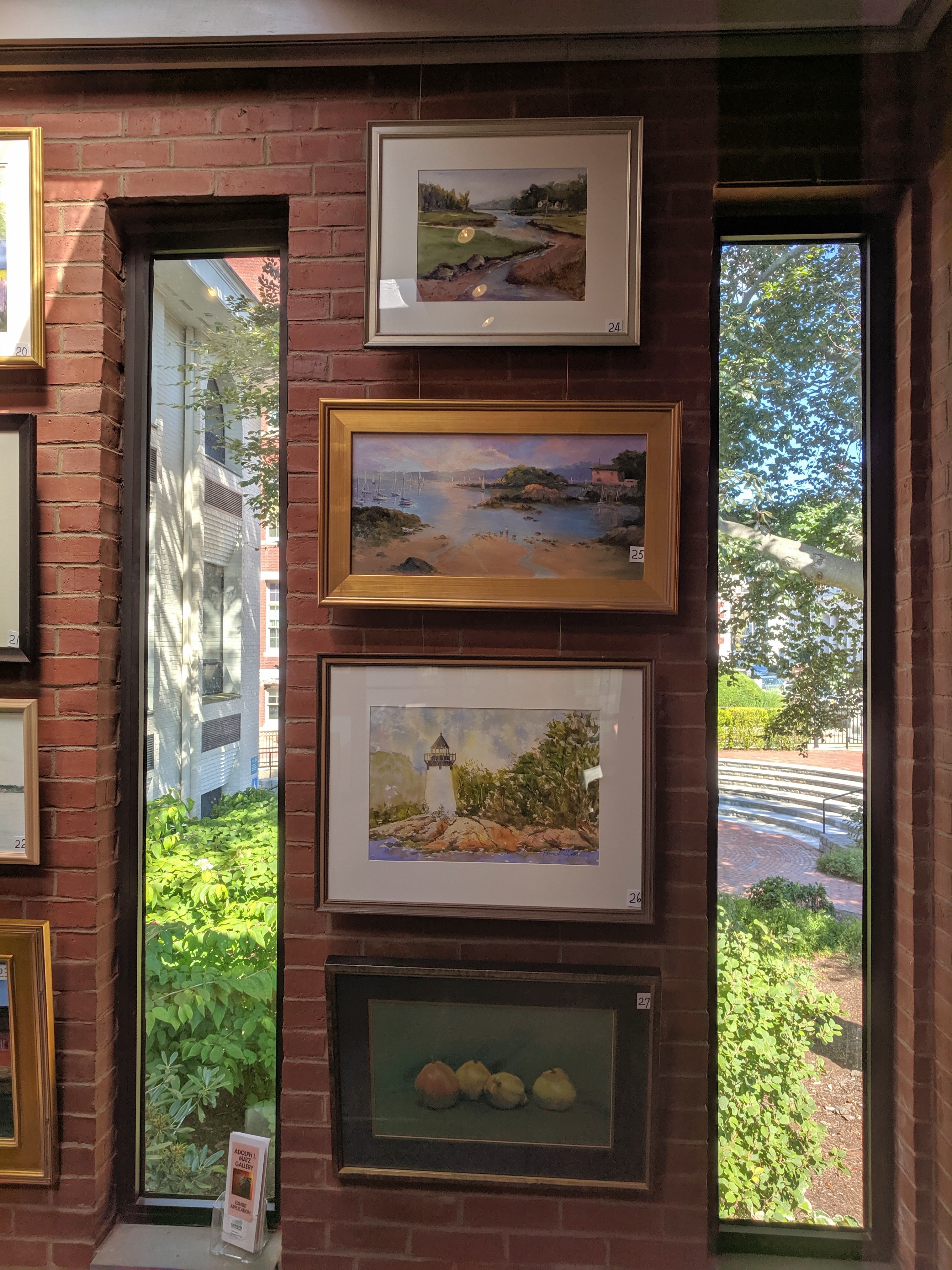 24 to 27 _Friends of SFL annual art auction preview_local artists donate art to sale to help library_20190909_installation view © c ryan