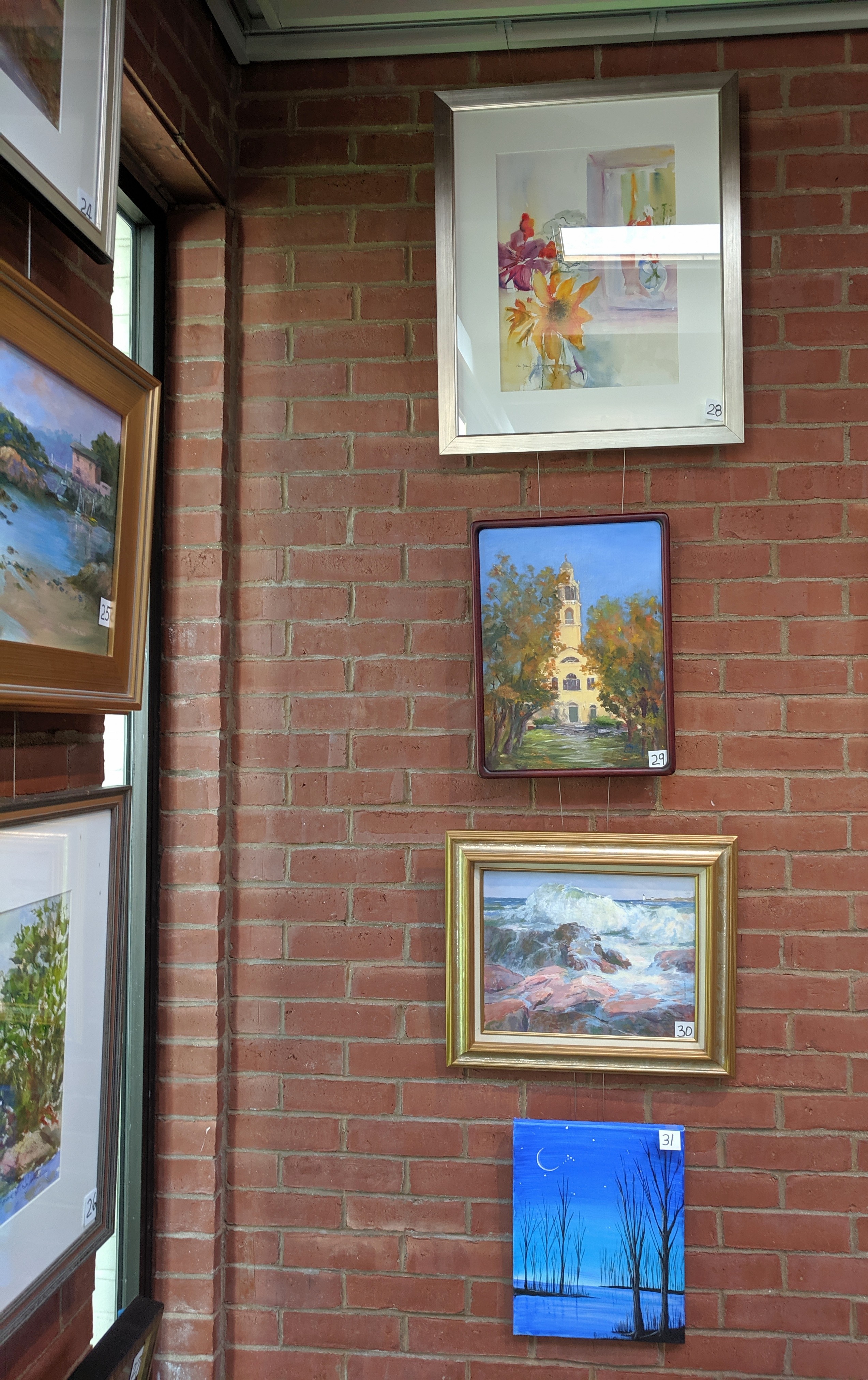 28 to 31_Friends of SFL annual art auction preview_local artists donate art to sale to help library_20190909_installation view © c ryan