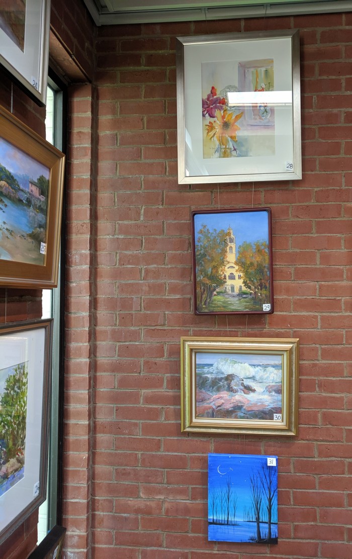 28 to 31_Friends of SFL annual art auction preview_local artists donate art to sale to help library_20190909_installation view © c ryan