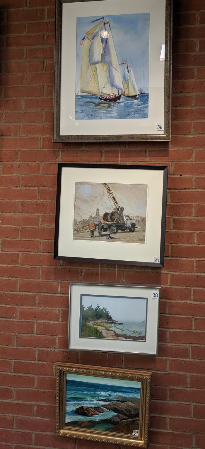 36 to 39_Friends of SFL annual art auction preview_local artists donate art to sale to help library_20190909_installation view © c ryan