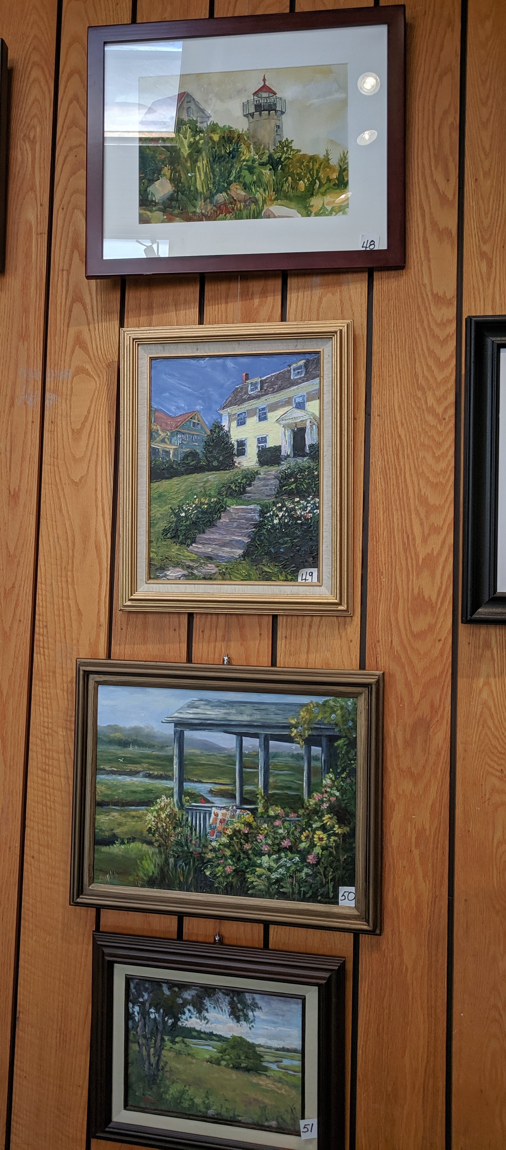 48 to 51_ 2Friends of SFL annual art auction preview_local artists donate art to sale to help library_20190909_installation view © c ryan