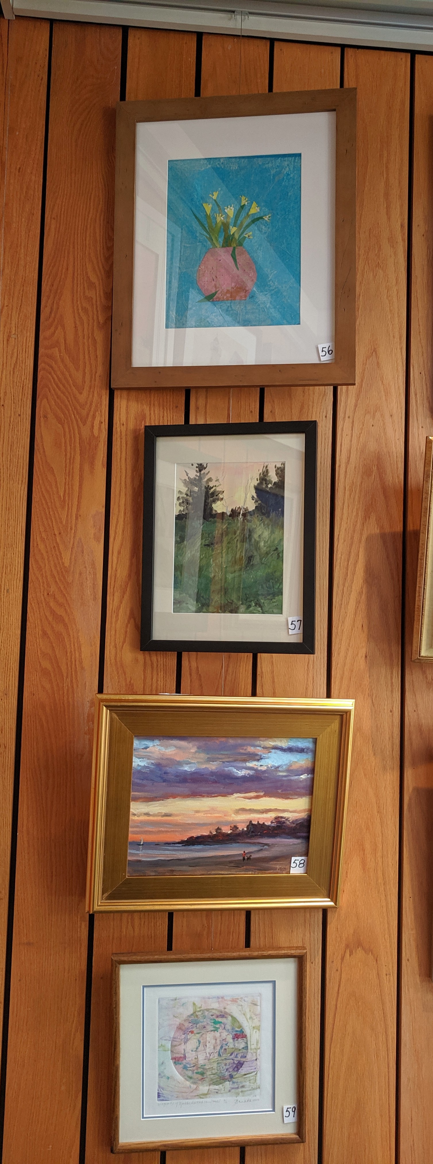 56 to 59_Friends of SFL annual art auction preview_local artists donate art to sale to help library_20190909_installation view © c ryan