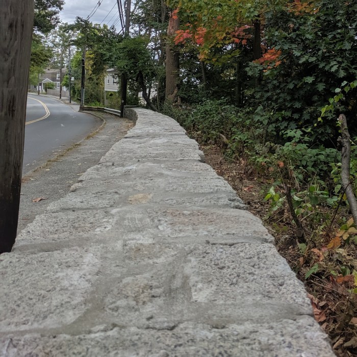 Gloucester DPW repairing capstone and topstone by Lobster Cove Gloucester MA_20191009_©c ryan (1)