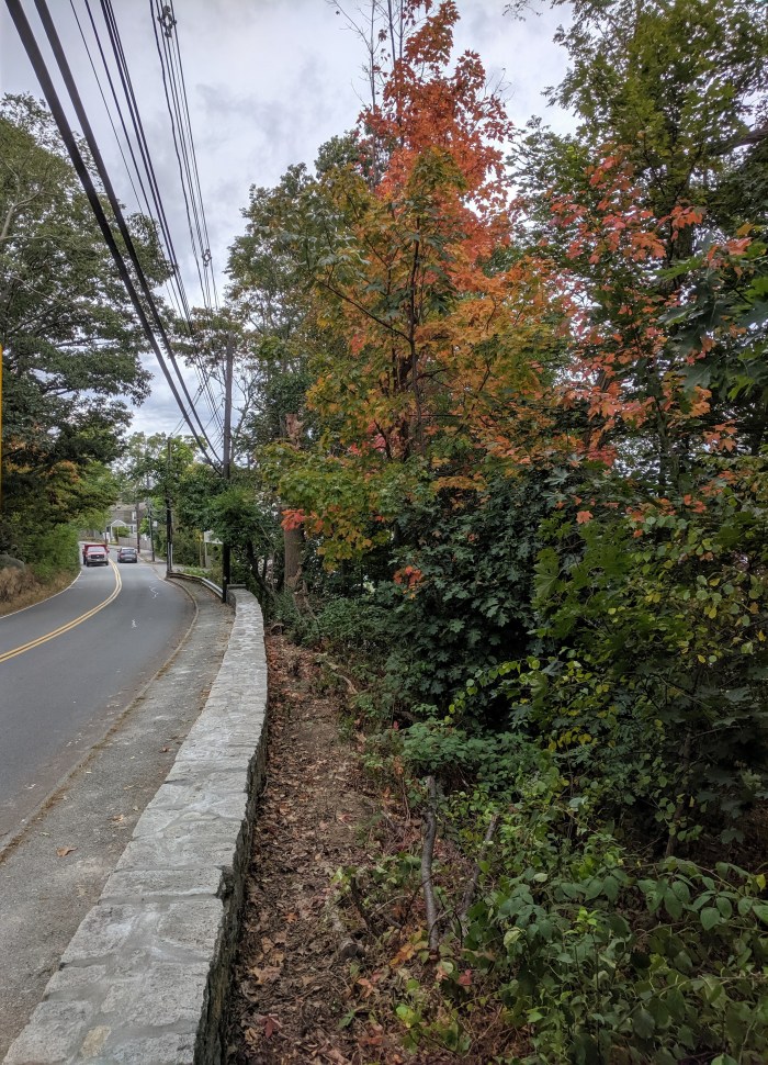 Gloucester DPW repairing capstone and topstone by Lobster Cove Gloucester MA_20191009_©c ryan (2)