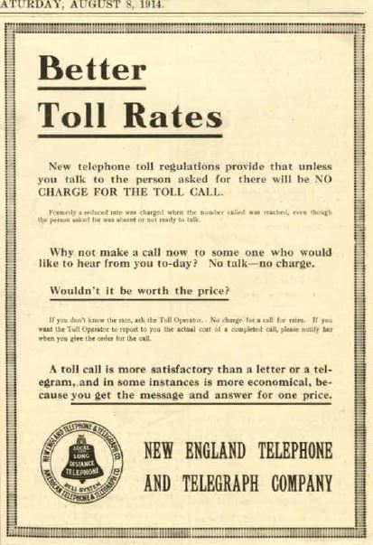 Phone ad 1914