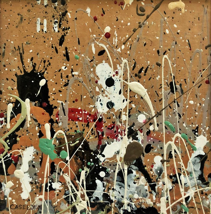 Caselden_Surface No1_7.5x7.5 mixed media on cardboard