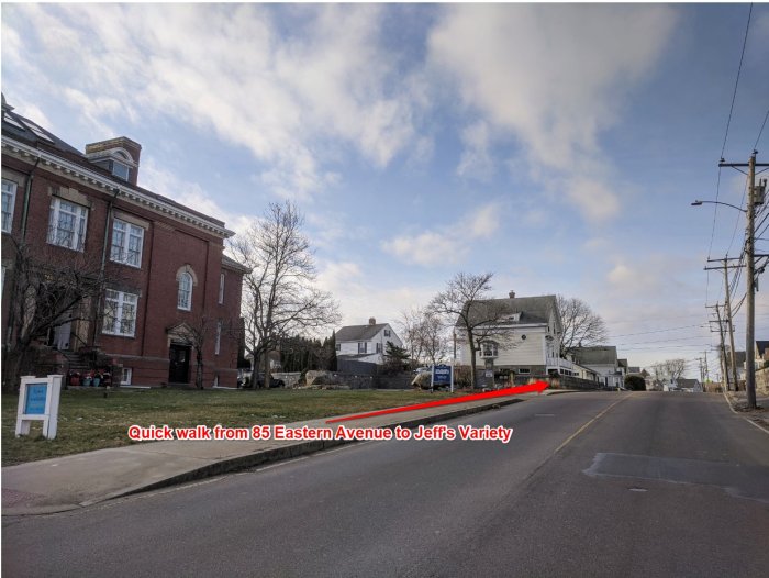 Quick walk from 85 Eastern Avenue office building to Jeff's Variety _ Gloucester Mass ©c ryan