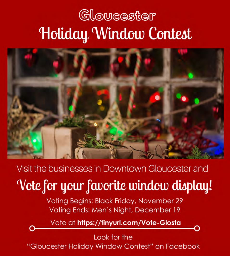 Window Contest Sign LAST DAY TO VOTE! 2019 Window Contest! – Good Morning Gloucester