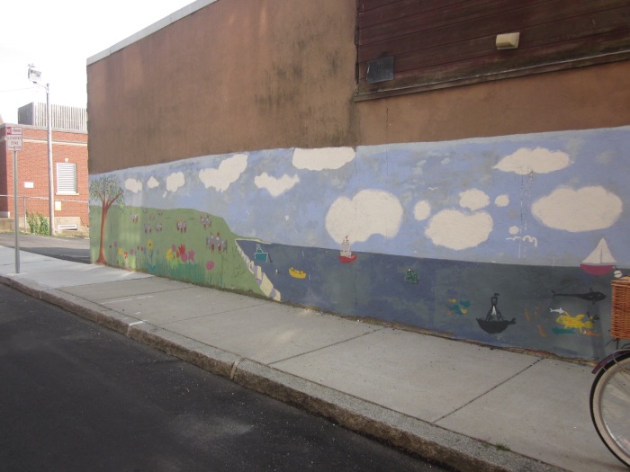 2012 mural across from common crow _on Cameron's building_ Elm Street off Main Gloucester Mass _ ©c ryan