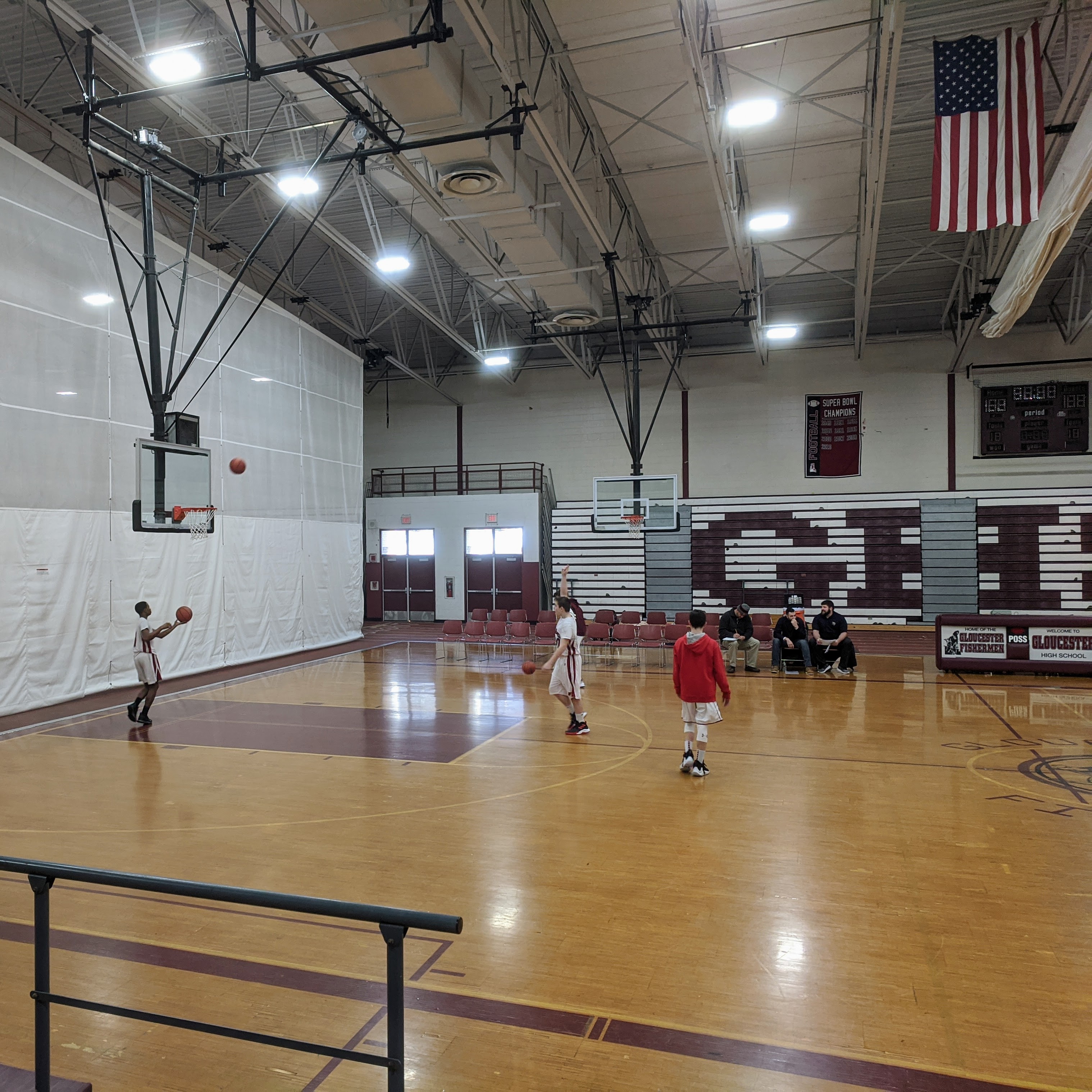 GHS jv bball warm up_20200119_Gloucester High School gym ©c ryan