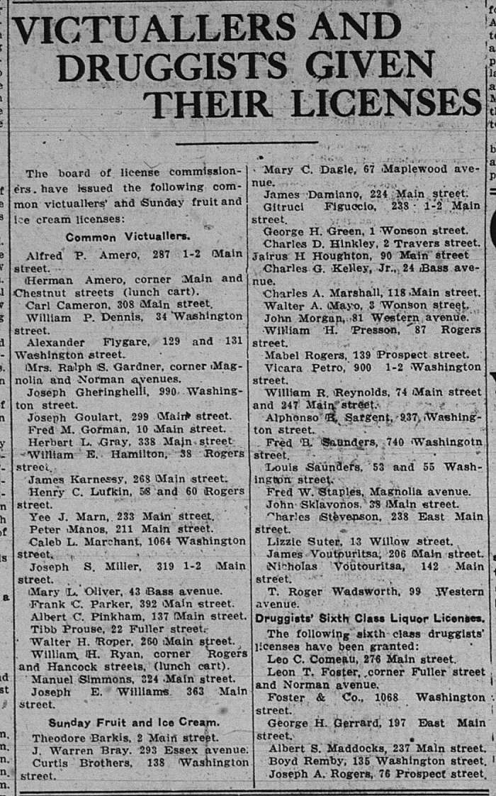 Licensing GDT May 14 1915