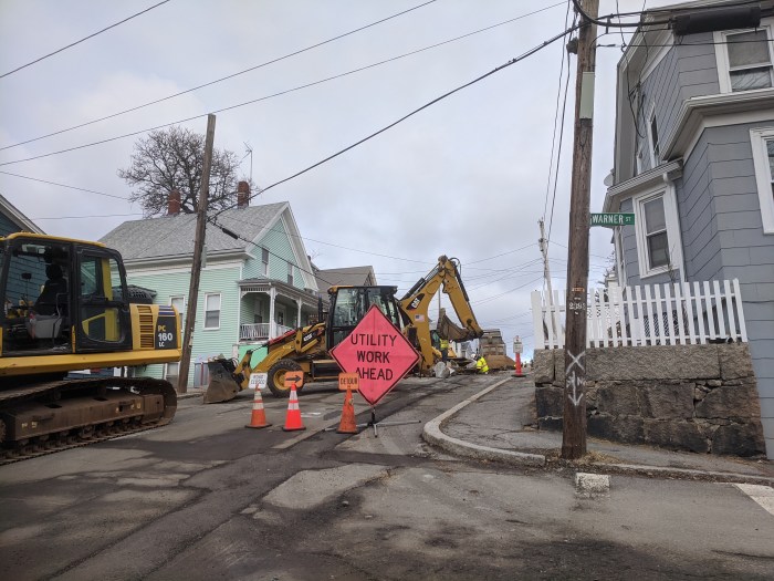Millet and Warner Streets_thx Mayor, DPW getting $ past finish line _3 million all grant funded_ MassWorks_ infrastructure improvements_Gloucester MA_ photo © c ryan 2020 Jan 14.jpg