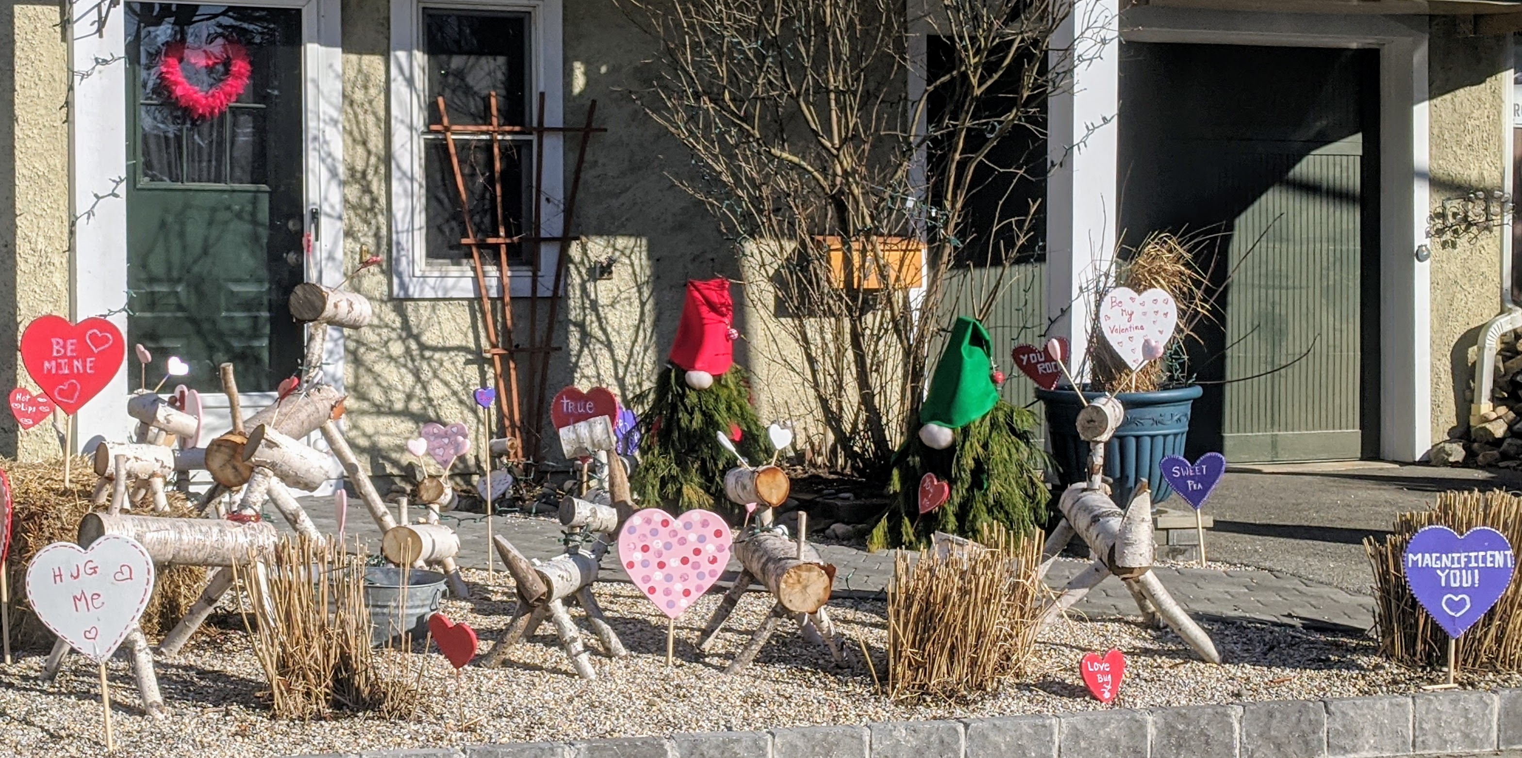 Holiday hearts _ yard decorations in Gloucester Mass ©c ryan (2)