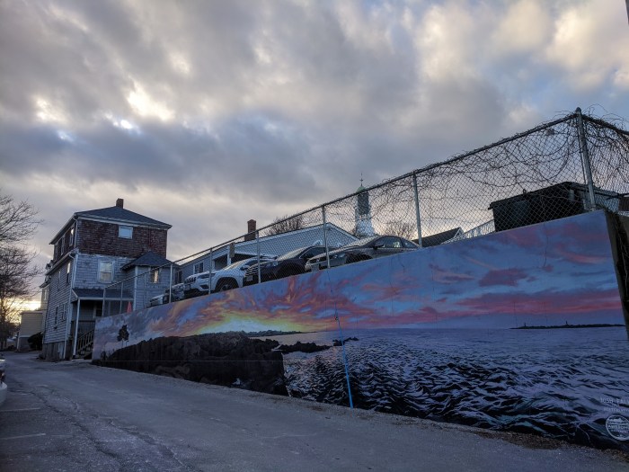 JOSH FALK street mural on stone farm lane behind rockport public library rockport mass._20200203 ©c ryan