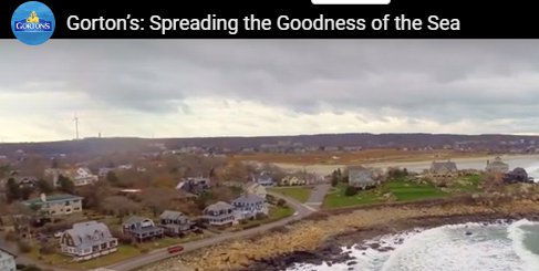 still from Gorton's Gloucester MA commercial February 2020