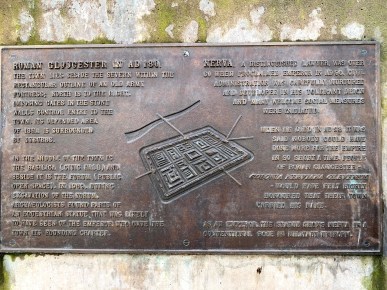 Roman Gloucester History Plaque