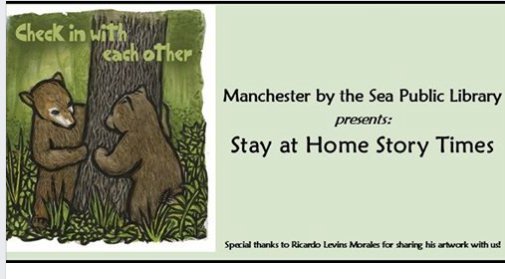 Manchester Public Library story times during corona