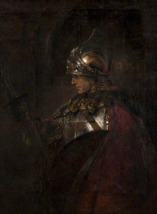 Rembrandt van Rijn, 1606-1669; A Man in Armour