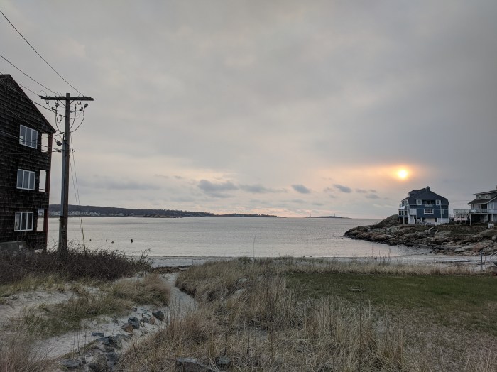 view past Long Beach about 630am April 16 2020© c ryan