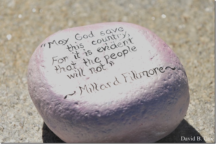 2020 6 1 Blvd painted Rocks & Protest At Rotary 026