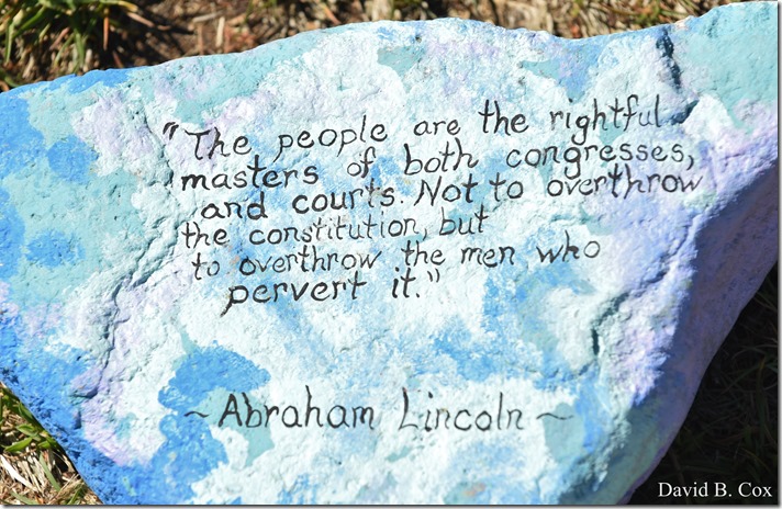 2020 6 1 Blvd painted Rocks & Protest At Rotary 037