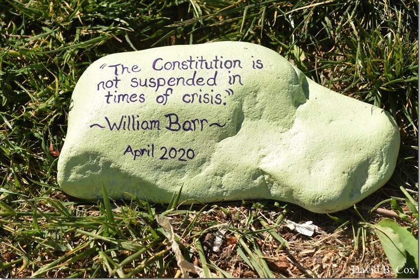 2020 6 1 Blvd painted Rocks & Protest At Rotary 049