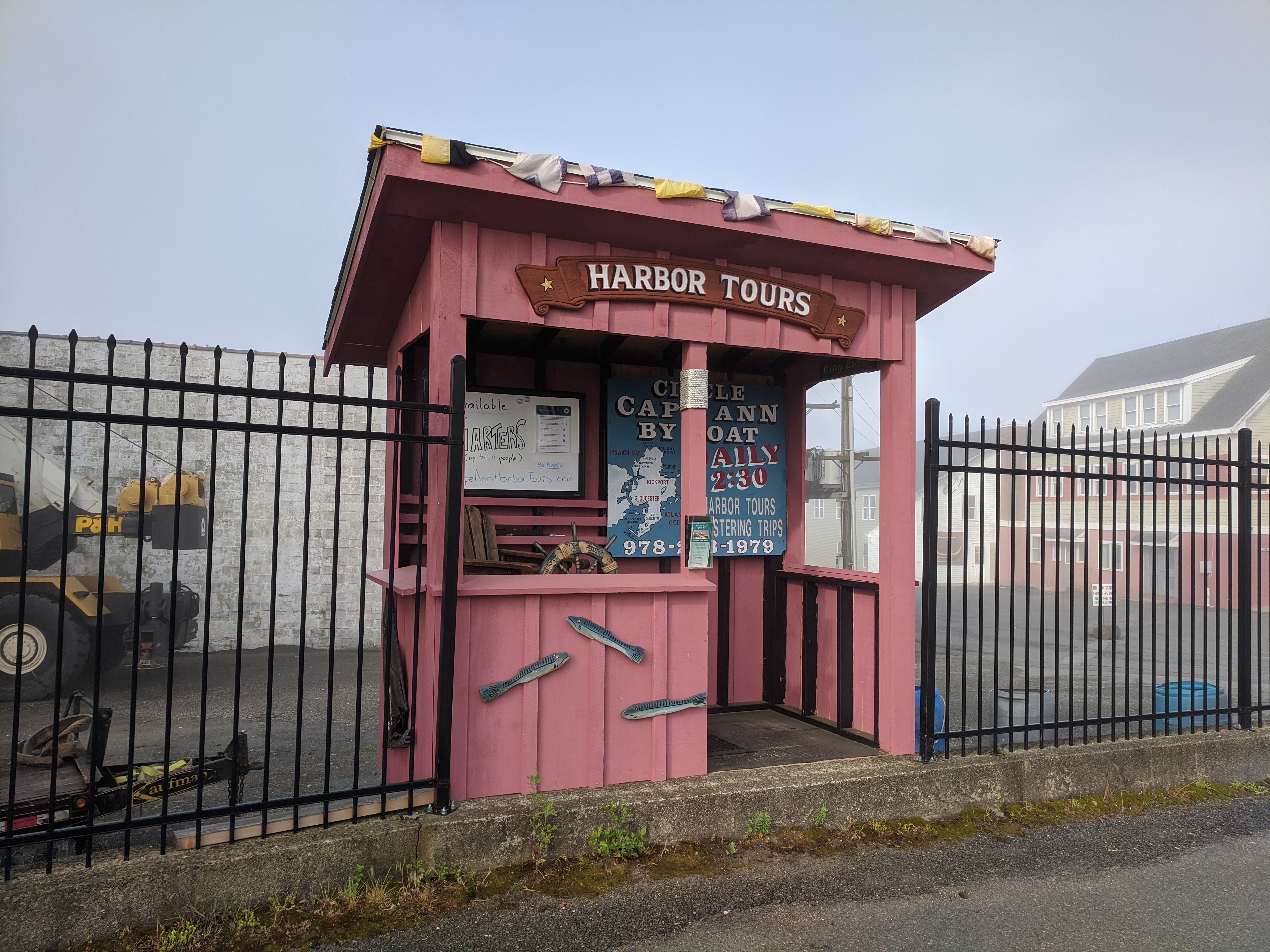 Harbor Tours harbor loop fog_20200612_Gloucester Mass ©c ryan