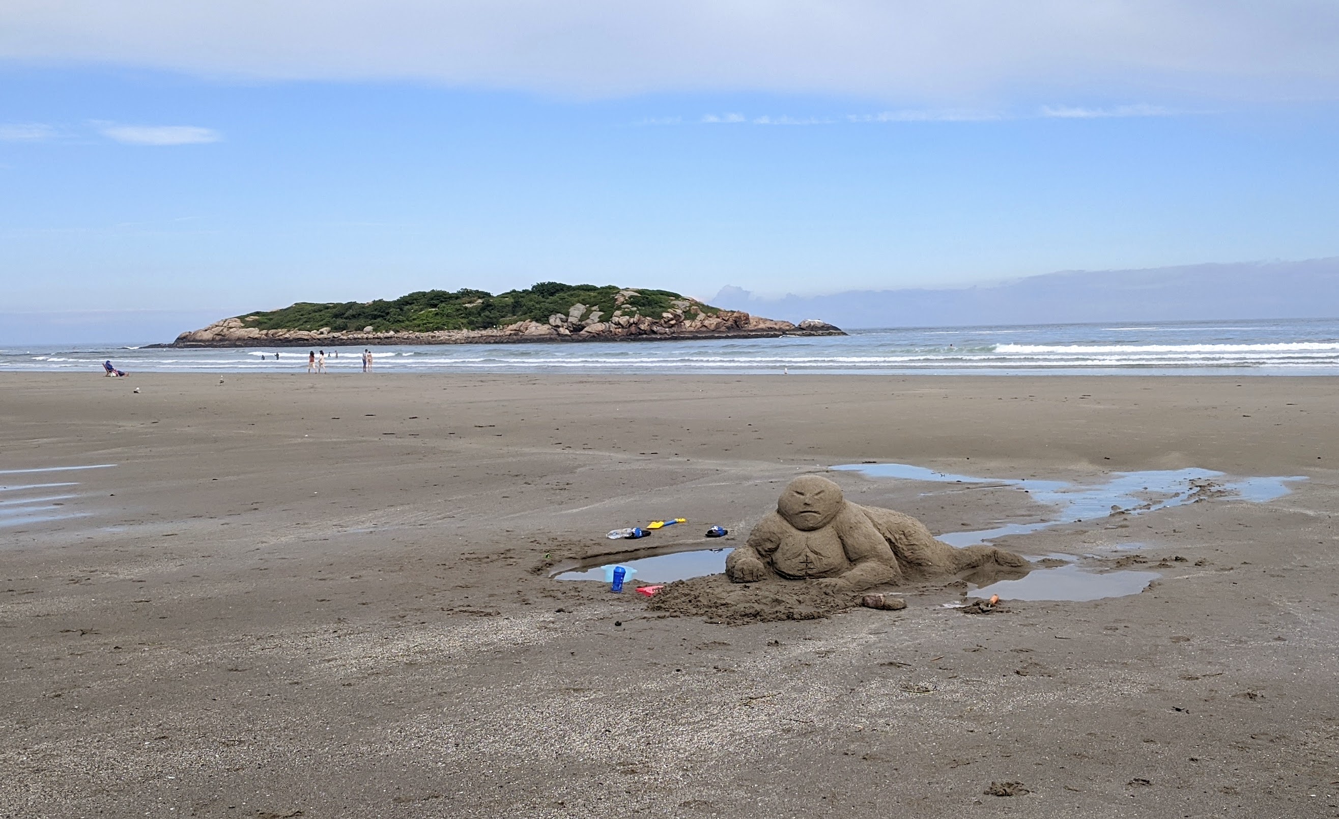 Mood! sand sculpture figure_20200701_Good Harbor Beach Gloucester Ma ©c ryan