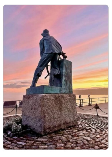 Fisherman Pink Dusk magnet