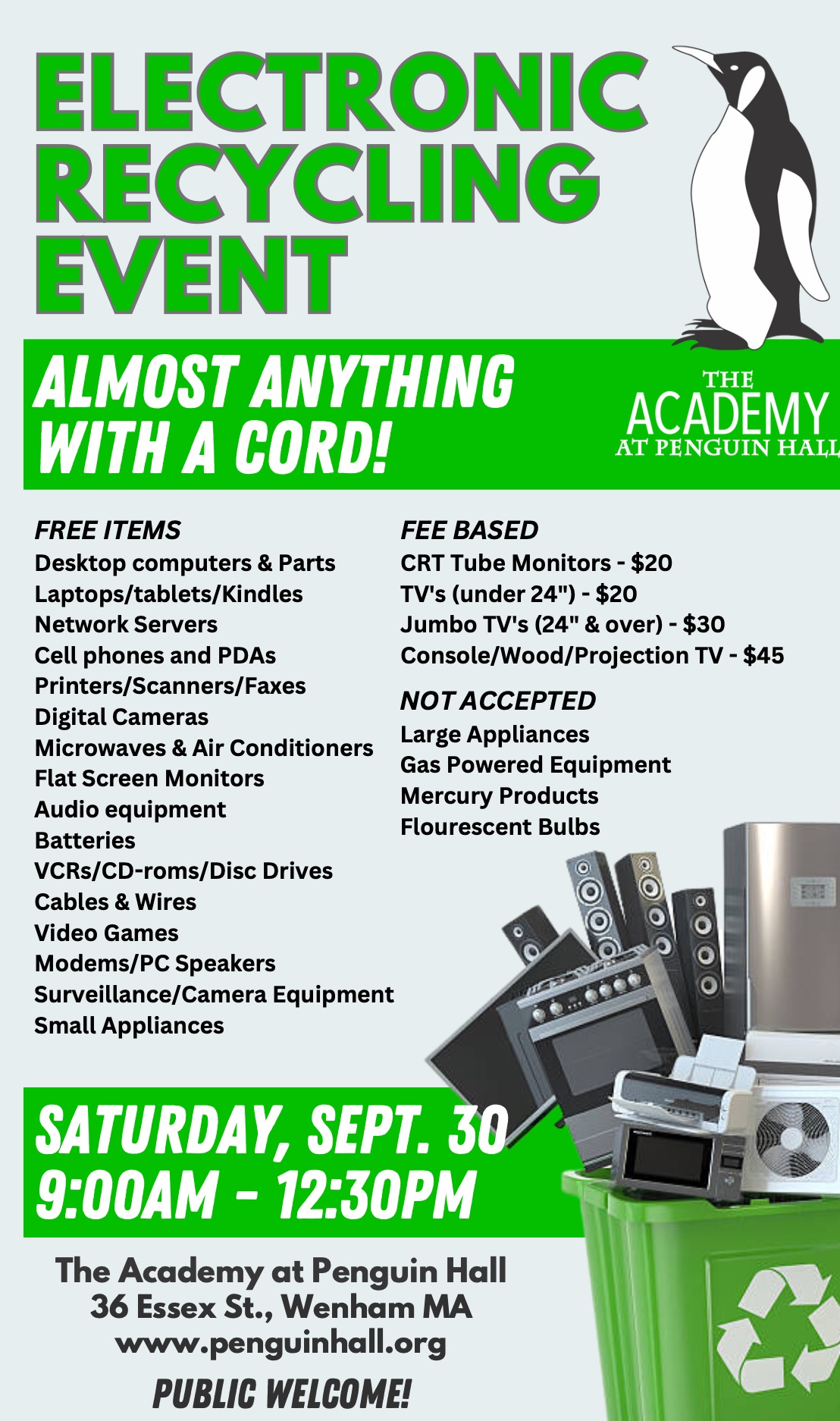 Old electronics gathering dust? Let’s recycle those! Good Morning Gloucester