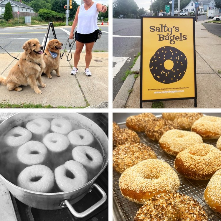 Many, many thanks to everyone who patiently waited for fresh bagels yesterday at the Cape Ann Shared Kitchen (23 East Main)! Boiling and baking small batches of bagels takes time and we're working on speeding up our production process!!! We are accep