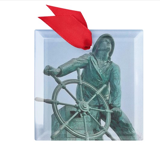 Fisherman Suncatcher Square