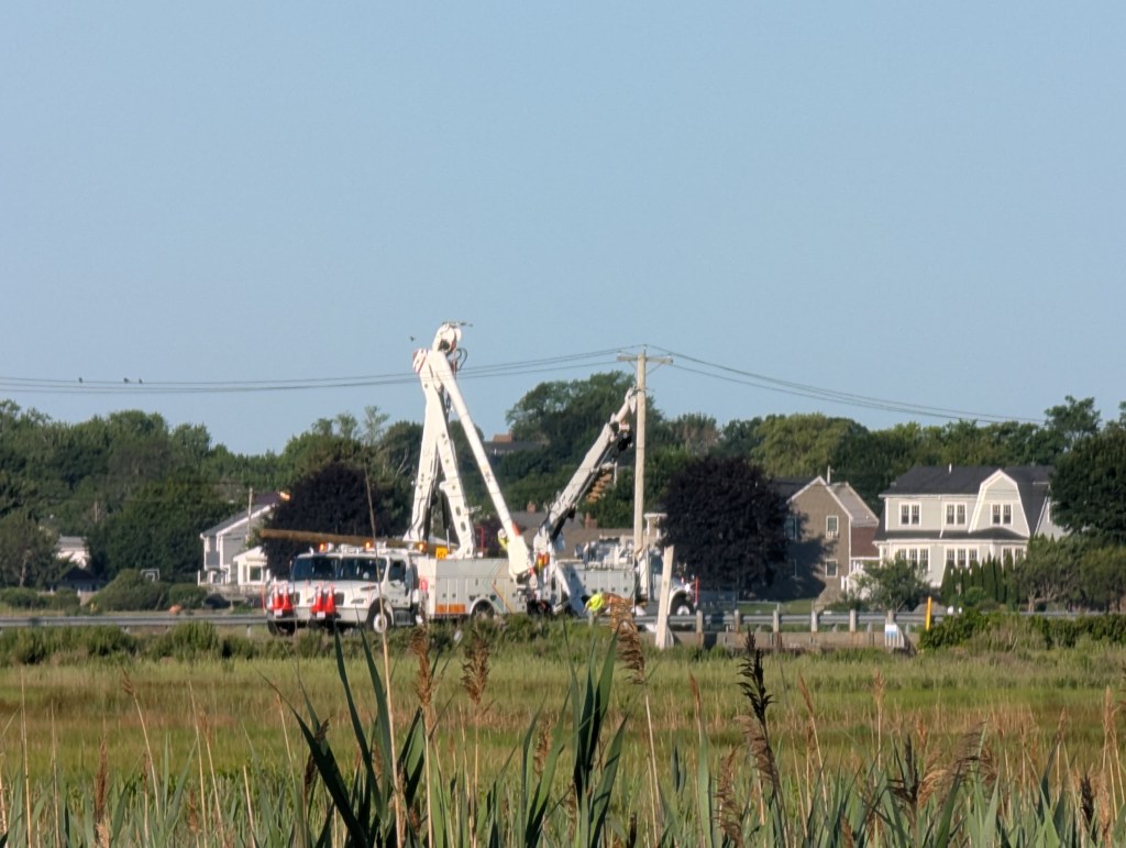 Detour, road work, Thatcher