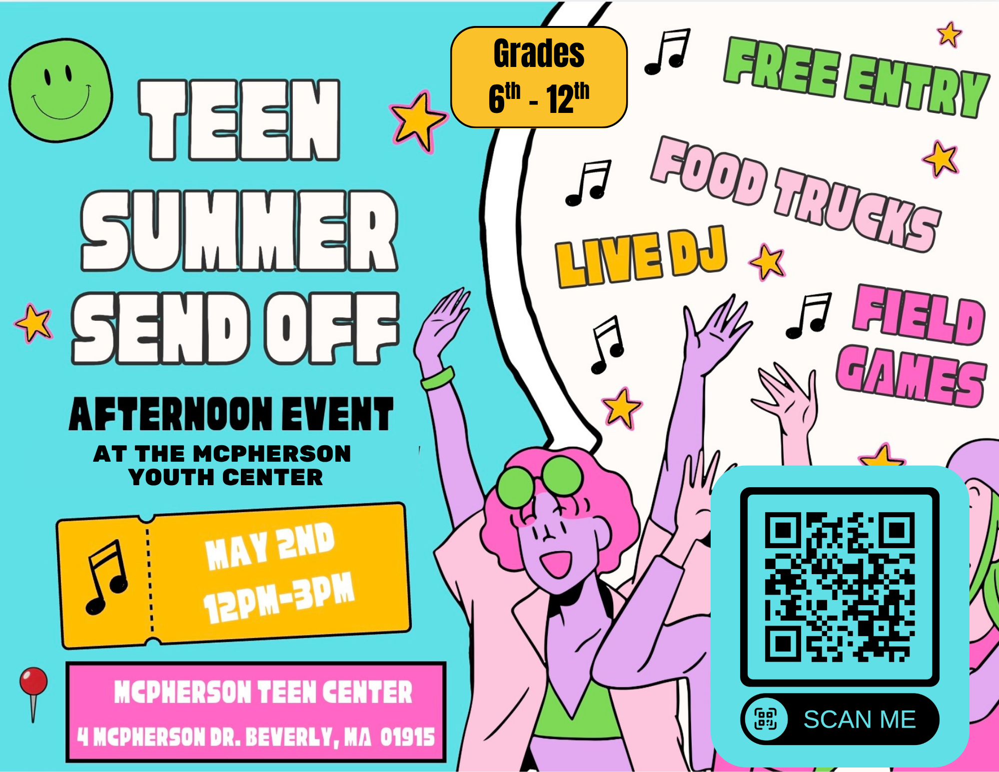 Teen Summer Send Off this Saturday, May 2 from 12 to 3 pm – Good ...